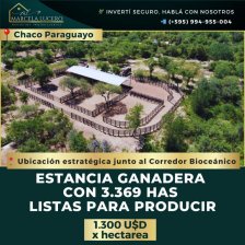 Campo en Venta en  Hohenau, Boquerón