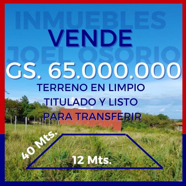 Terreno en Venta en VIRGEN DE LA PAZ Limpio, Central