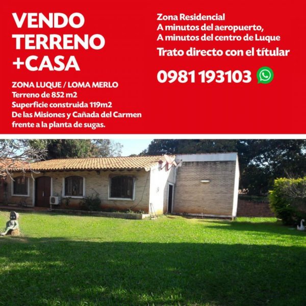 Terreno en Venta en LOMA MERLO Luque, Central